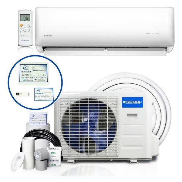 18K BTU Energy Star Ductless Mini-Split Air Conditioner and Heat Pump, Mrcool, Mfr#: O-ES-18-HP-230E